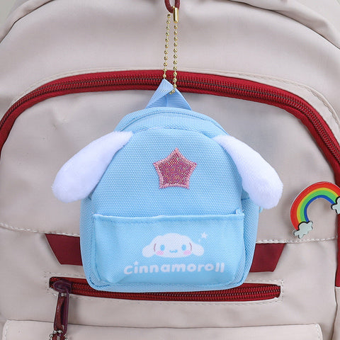 Sanrio Small School Bag Creative Wrist Bag Zero Wallet Card Bag Cartoon Earphone Bag Pendant