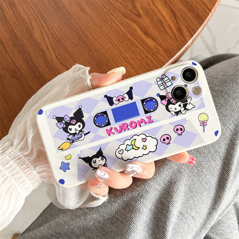 Sanrio Kuromi PomPom Pochacco Melody Cinnamon Soft iPhone Cases Suitable for iPhone 11-15 Pro Max