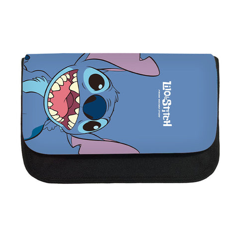 Stitchy  Children&#039;s Triangle Pencil Case New Primary School Pencil Case Creative Cartoon Student Pencil Case.