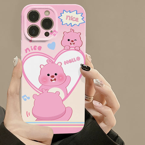 Ins Japan and South Korea loopy Ruby Cute Sanrio iPhone Case Full Body Protective Case For IPhone 11-15 Pro Max