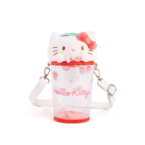 Sanrio Peach Paradise Series Doll Crossbody Bag, Kuromi Cinnamon Dog, Melody Pain Bag