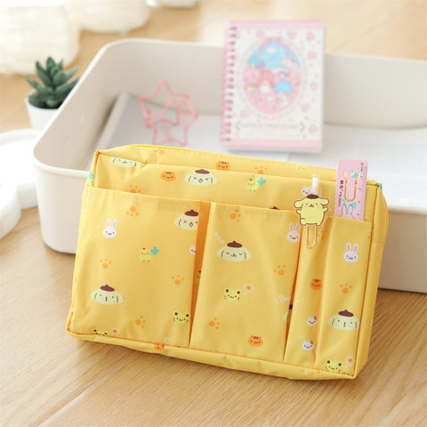 Sanrio Waterproof Storage Bag Large Capacity Travel Cosmetics Storage Bag Cosmetic Bag Certificate Bag