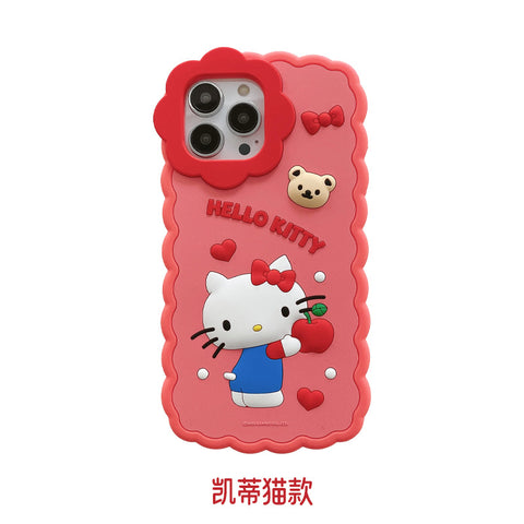 Sanrio Family HK Kuromi Cinna Pocha IPhone Case Full Body Protective Case For IPhone 11-15 Pro Max