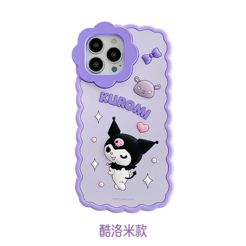 Sanrio Family HK Kuromi Cinna Pocha IPhone Case Full Body Protective Case For IPhone 11-15 Pro Max