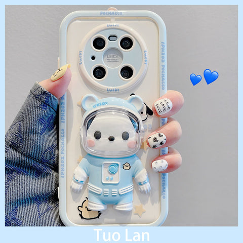 Sanrio Pochacco Hard iPhone Cases with holder Suitable for iPhone X-15 Pro Max