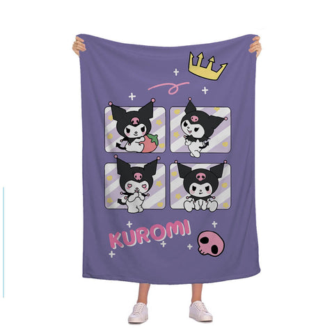 Kuromi Blanket Camping Trip Blanket Cartoon Blanket