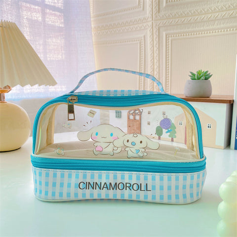 Sanrio Double-layer Large Capacity Pencil Case Pencil Case Large Stationery Box