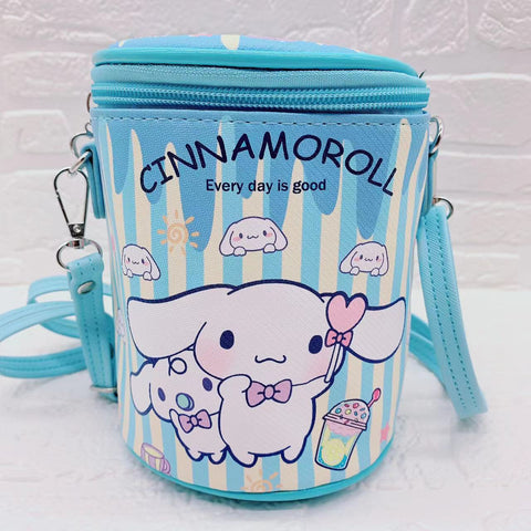 Cute Creative Sanrio Messenger Bag Zipper Carry-on Storage Bag