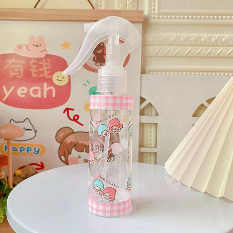 Sanrio 120ML Transparent Alcohol Spray Bottle, Large Capacity Spray Bottle, Cosmetic Water Bottle.