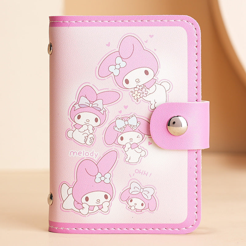 Sanrio Card Bag with Large Capacity, Multiple Card Positions, Anti Demagnetization, and ID Card Holder