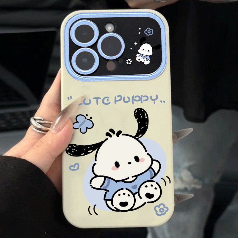 Sanrio Pochacco Soft iPhone Cases Suitable for iPhone X-15 Pro Max