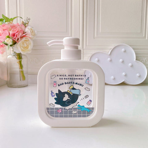 Sanrio Household Lotion Bottle 300ML Press Large Capacity Washing Liquid Bath Milk Separate Bottle