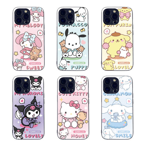 Sanrio Apple Phone Case Little Monster Ugly Fish Hanton Sanrio iPhone Case Full Body Protective Case For IPhone 11-15 Pro Max