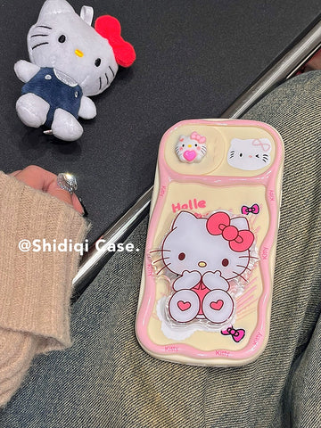 Cute Sanrio Pochacco Hello Kitty for IPhone 15promax Mobile Phone Case Full Body Protective Case For IPhone 11-15 Pro Max