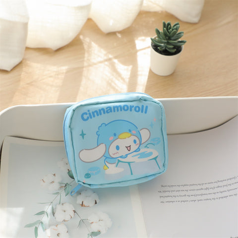 Travel Sanitary Napkin Storage Bag, Student Aunt Napkin Bag, Snoopy Monthly Event Bag, Hand In Hand