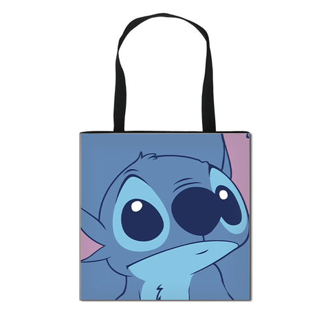 2023 New Stitchy Shopping Bag Cute Cartoon Peripheral Portable Handbag Large Polyester Storage Bag