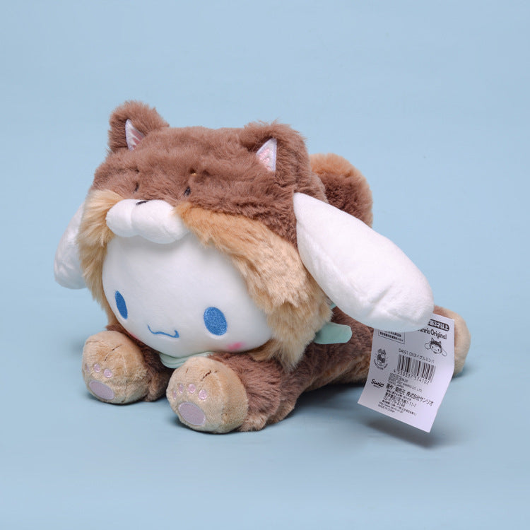 Girl Sanrio Turned Into Shiba Inu Plush Toy Doll