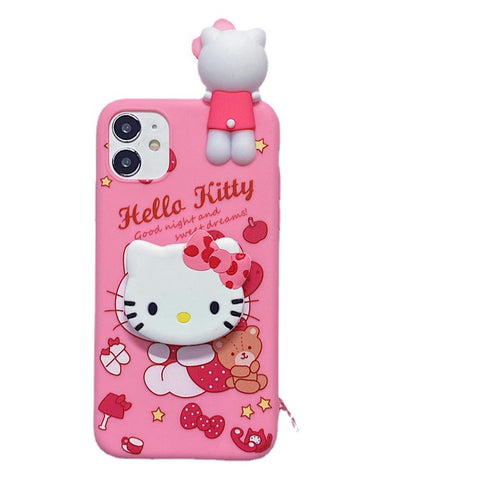 Sanrio Melody Hello Kitty Hard iPhone Cases Suitable for iPhone 6-15 Pro Max