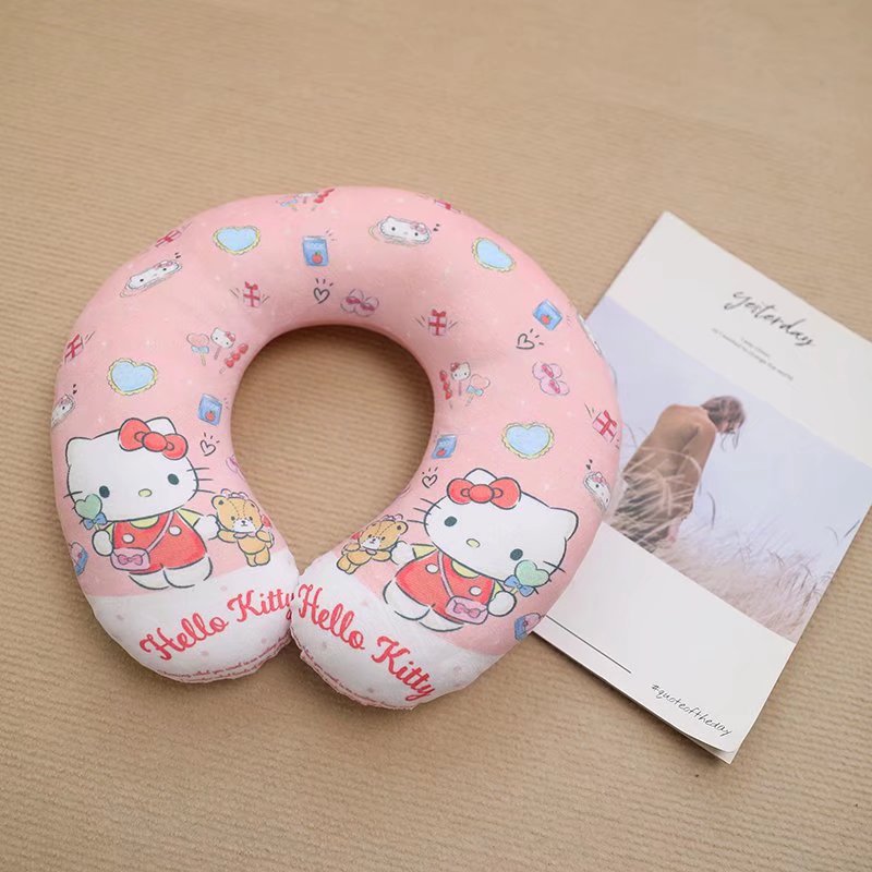 Cartoon Creative U-shaped Pillow Travel Neck Pillow Portable Car Pillow Cervical Neck Pillow Office Neck Protection Pillow Nap Pillow