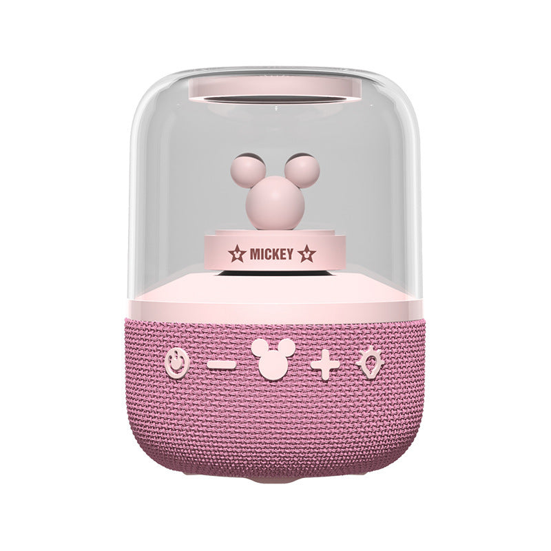 Disney AI Built-in Small Bluetooth Speaker with Colorful Light Effect Wireless Series Connection