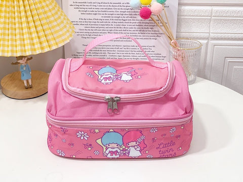 Sanrio double-layer thermal insulation bag Large capacity student lunch box Portable thermal insulation lunch bag