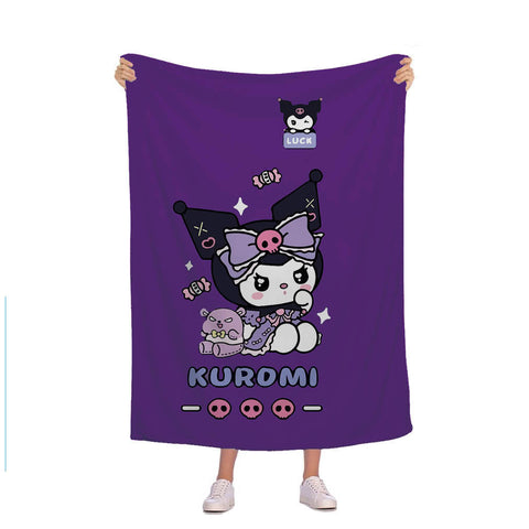 Kuromi Blanket Camping Trip Blanket Cartoon Blanket