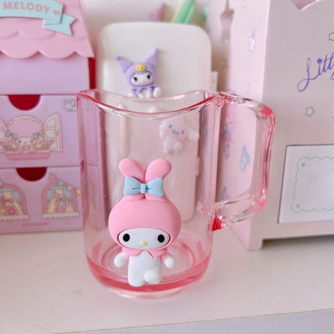 Sanrio Children's Cartoon Transparent Mouthwash Toothbrush Cup Couple Home Drinking Water