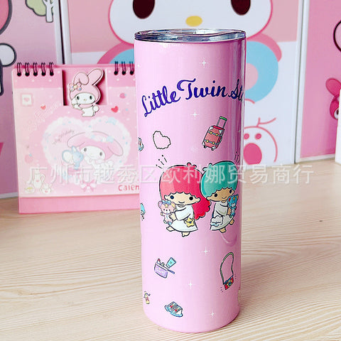 Sanrio Insulated Cup, Stainless Steel Straw Cup, New Multi-purpose Straight Drinking Cup, Cute Portable Insulated Cup, Water Cup