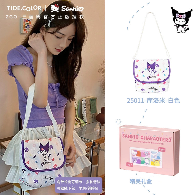 Sanrio Kulomi Authentic Girl Crossbody Shoulder Bag Kulomi Children's Shoulder Bag Girl Small Bag