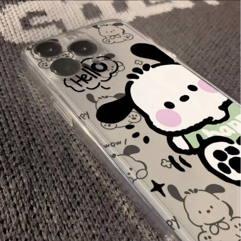 Sanrio Pochacco Soft iPhone Cases Suitable for iPhone 7-15 Pro Max