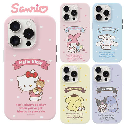 Double Layer Cute Sanrio iPhone Case Full Body Protective Case For IPhone 11-15 Pro Max