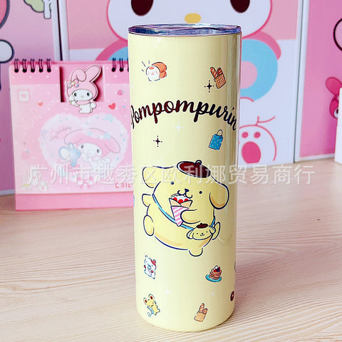 Sanrio Insulated Cup, Stainless Steel Straw Cup, New Multi-purpose Straight Drinking Cup, Cute Portable Insulated Cup, Water Cup