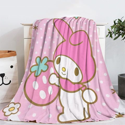 Melody Flannel Blanket Sofa Bedroom Office Dormitory Blanket