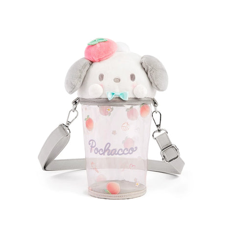 Sanrio Peach Paradise Series Doll Crossbody Bag, Kuromi Cinnamon Dog, Melody Pain Bag