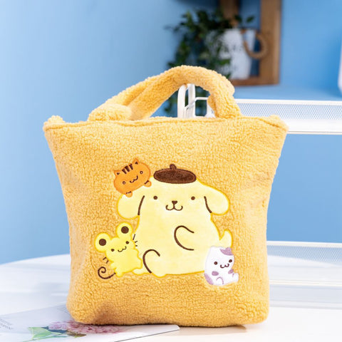 Sanrio Casual Shoulder Bag Large Capacity Handbag Plush Handbag