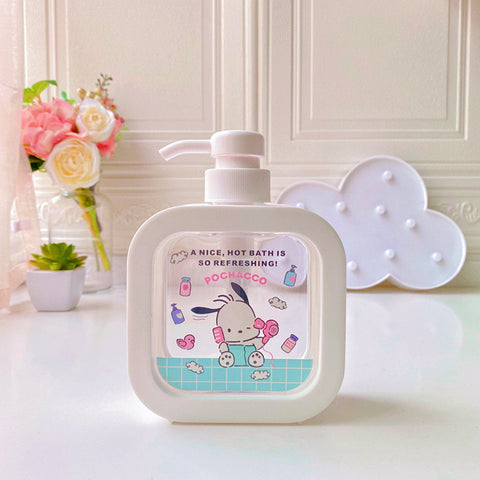 Sanrio Household Lotion Bottle 300ML Press Large Capacity Washing Liquid Bath Milk Separate Bottle