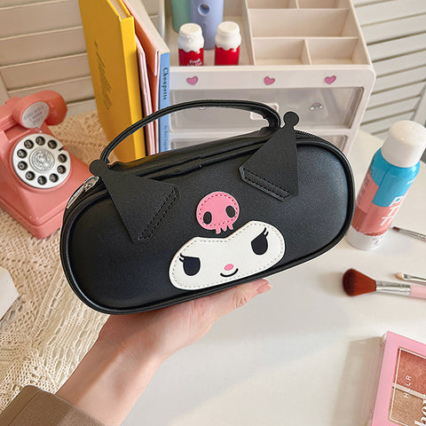 New Sanrio Large Capacity Portable Stationery Box Student Storage Pen Bag