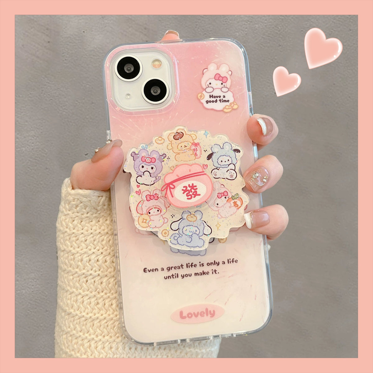 Apple Mobile Phone Case Kuromi My Melody Sanrio iPhone Case Full Body Protective Case For IPhone 11-15 Pro Max