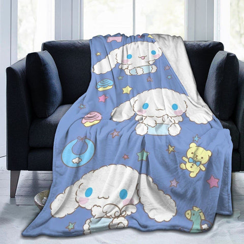 Cinnamoroll Blanket, Air Conditioning Nap Cover Blanket, Multifunctional Office Blanket, Sofa Blanket