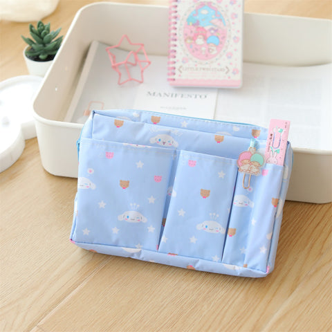 Sanrio Waterproof Storage Bag Large Capacity Travel Cosmetics Storage Bag Cosmetic Bag Certificate Bag