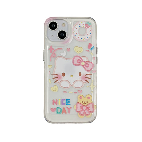 Sanrio Pochacco Hello Kitty Soft iPhone Cases Suitable for iPhone X-15 Pro Max