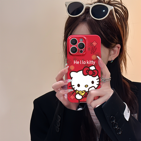 Hello Kitty Kuromi Cute Sanrio iPhone Case Full Body Protective Case For IPhone 11-15 Pro Max