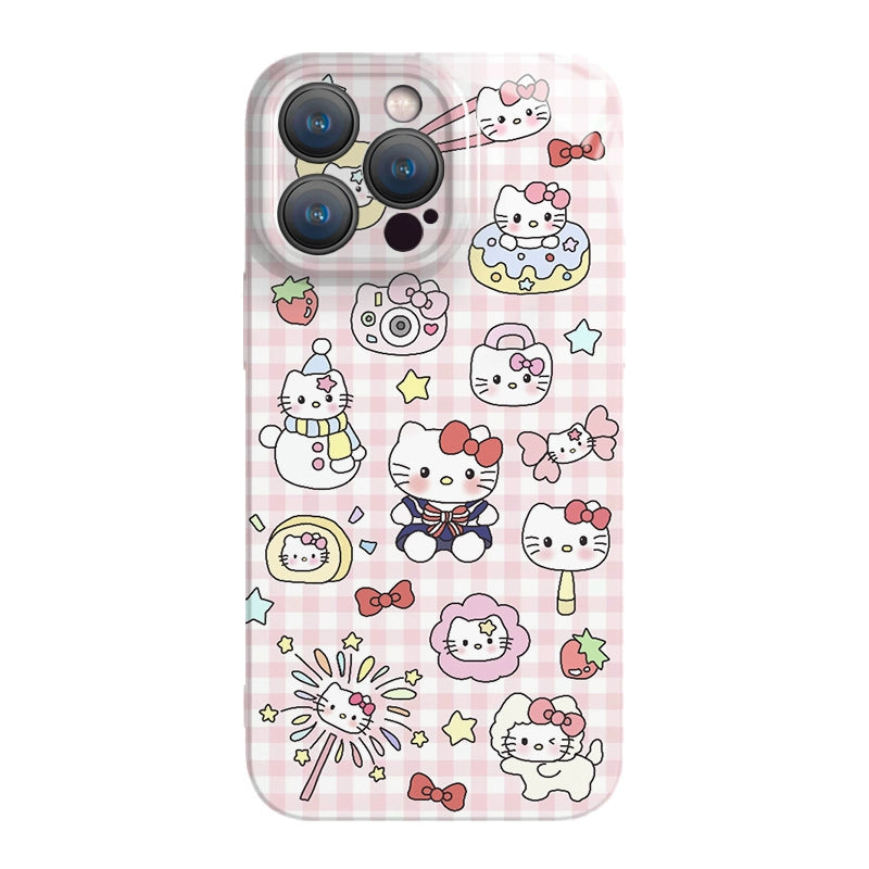 Cute Hellokitty Cat Cute Sanrio iPhone Case Full Body Protective Case For IPhone 11-15 Pro Max