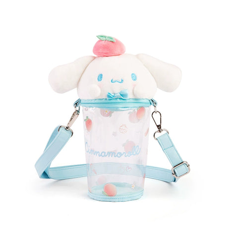 Sanrio Peach Paradise Series Doll Crossbody Bag, Kuromi Cinnamon Dog, Melody Pain Bag