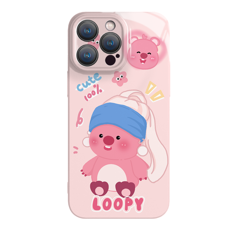 Japanese and Korean Cute Ruby Loopy Cute Sanrio iPhone Case Full Body Protective Case For IPhone 11-15 Pro Max