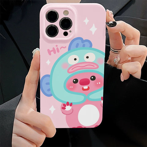 Silicone Cute Sanrio iPhone Case Full Body Protective Case For IPhone 11-15 Pro Max