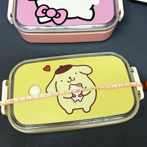 Stainless Steel Kulomi Meretti Yugui Dog Lunch Box Kids Cute Pudding Dog Kt Bento Crisper Box Meal