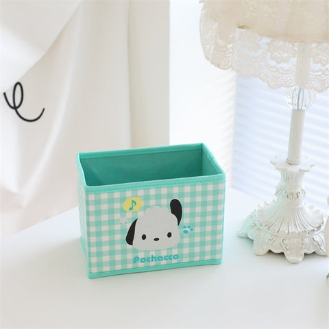 Sanrio Small Storage Box Foldable Desktop Sundries Box Cosmetics Storage Box