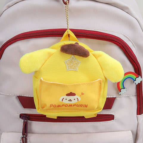 Sanrio Small School Bag Creative Wrist Bag Zero Wallet Card Bag Cartoon Earphone Bag Pendant