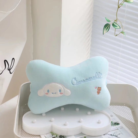 Sanrio Car Headrest Seat Neck Pillow Plush Waist Pillow Car Accessories